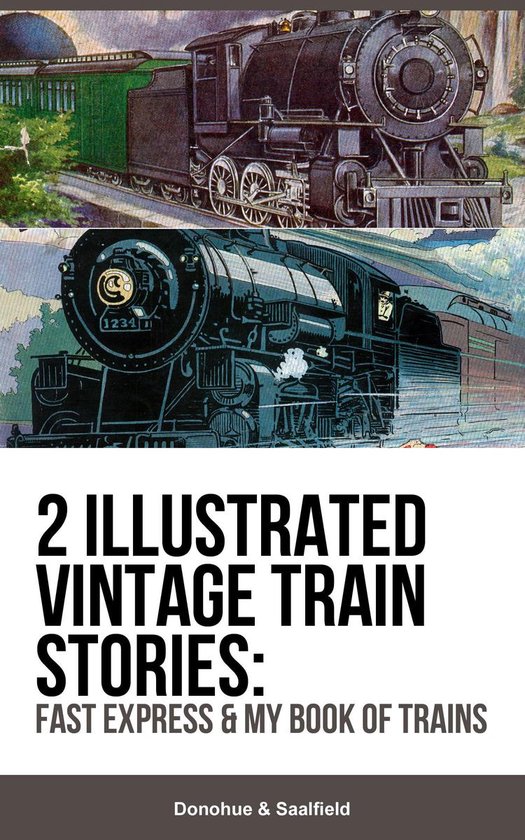 2 Illustrated Vintage Train Stories: Fast Express & My Book  ... - cover