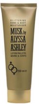 Alyssa Ashley Musk Hand & Body Moisturizer Golden Glitter - 250 ml