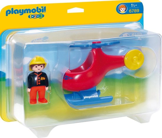 Playmobil 123 Brandweerhelikopter - 6789