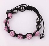 Sprankelende Armband - Roze - 2 STUKS