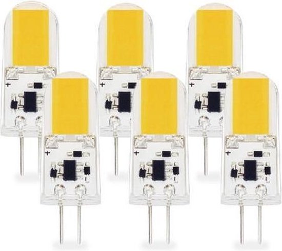 bellen Emuleren Uitleg Groenovatie LED Lamp G4 Fitting - 3W - COB - 40x13 mm - Dimbaar - 6-Pack -  Warm Wit | bol.com