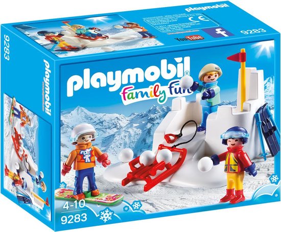 PLAYMOBIL Sneeuwballengevecht - 9283 | bol.com