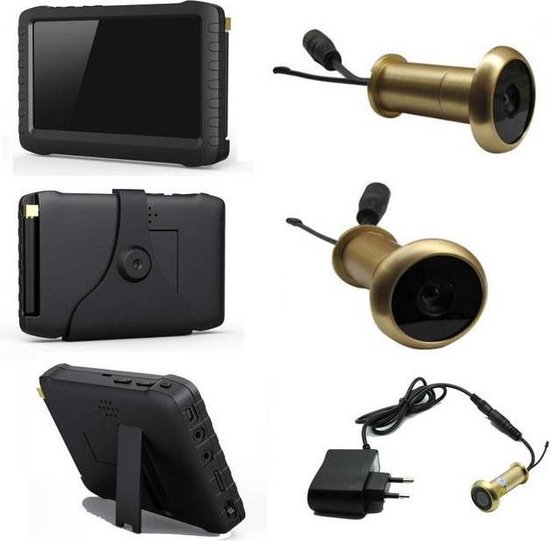 DRAADLOZE DEURSPION Camera Wifi - OPNAME scherm draadloos - Spionage camera  - | bol.com