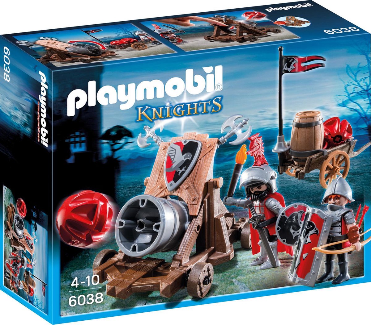 Playmobil Knights Chevaliers de l`Aigle avec canon géant | bol.com