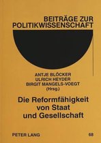 Die Reformfaehigkeit Von Staat Und Gesellschaft