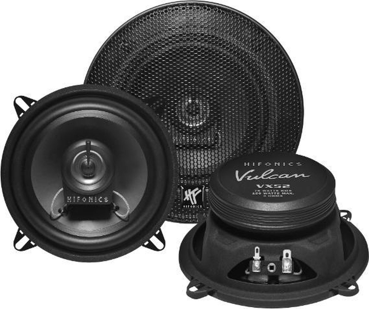 Hifonics VX52 - Autospeakers - 13cm 2 weg coaxiale luidsprekers - 150 Watt - goedkope speakers