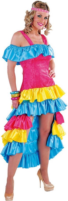 Robe brésilienne rose - Costume de carnaval femme taille 38/40 | bol.com