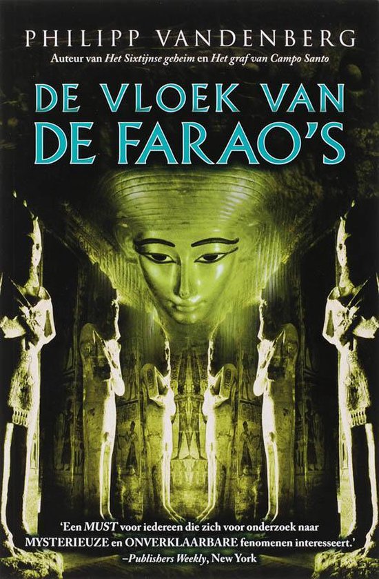 Cover van het boek 'De vloek van de farao's' van Philipp Vandenberg