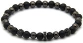 Memphis kralen armband Lucky Ball Black