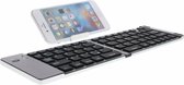 Tablethoezen.nl Foldable Bluetooth Keyboard met standaard - Zilver
