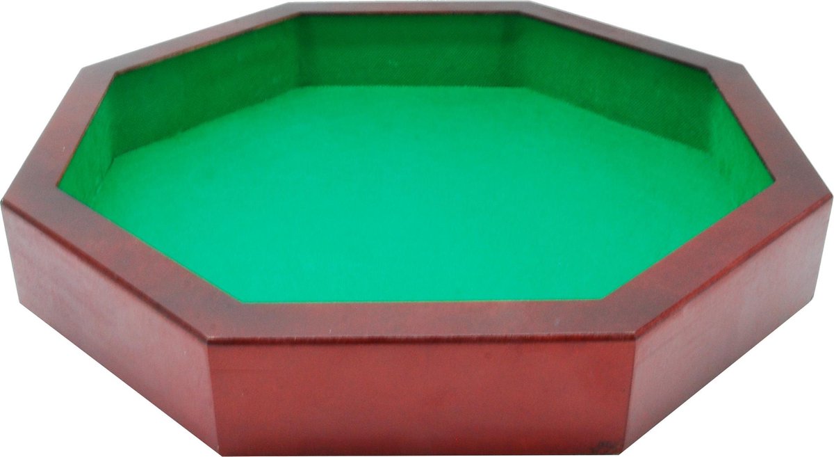 HOT Games Dobbelpiste 40 cm.zw.MDF/rosso.velluto