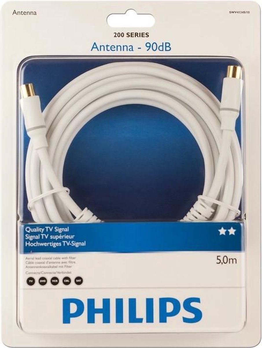 Philips Coaxkabel SWV4134S/10 , 5 meter
