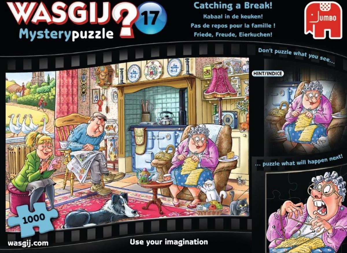 Wasgij Mystery 17 Kabaal in de Keuken! puzzel - 1000 stukjes