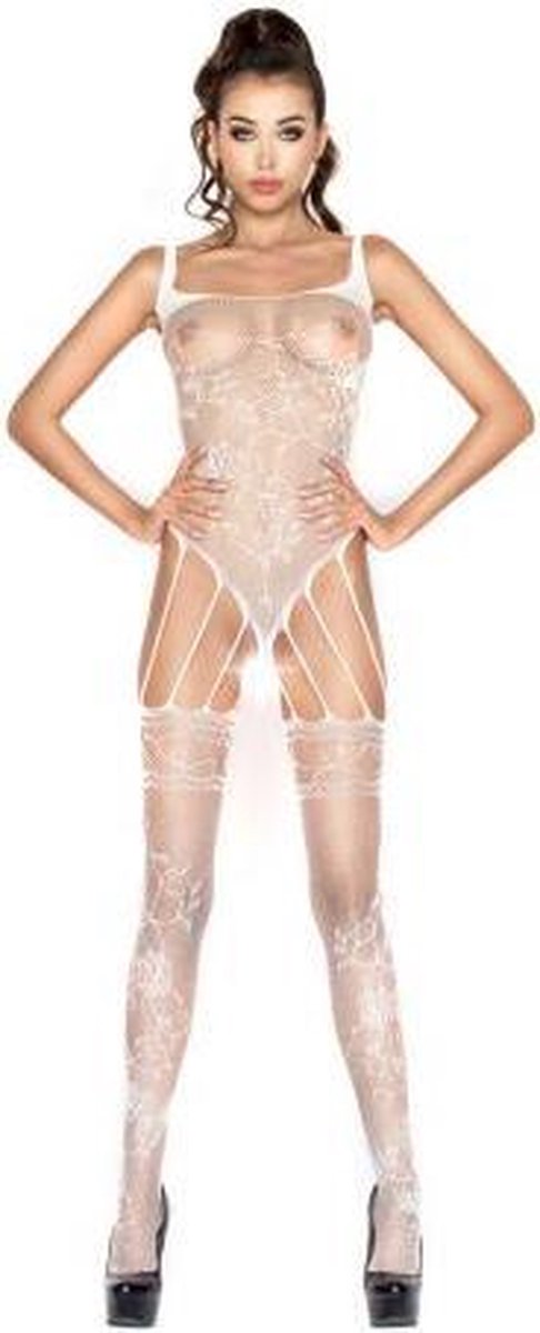 Wear It - Catsuit - Lingerie - Xandra - Wit