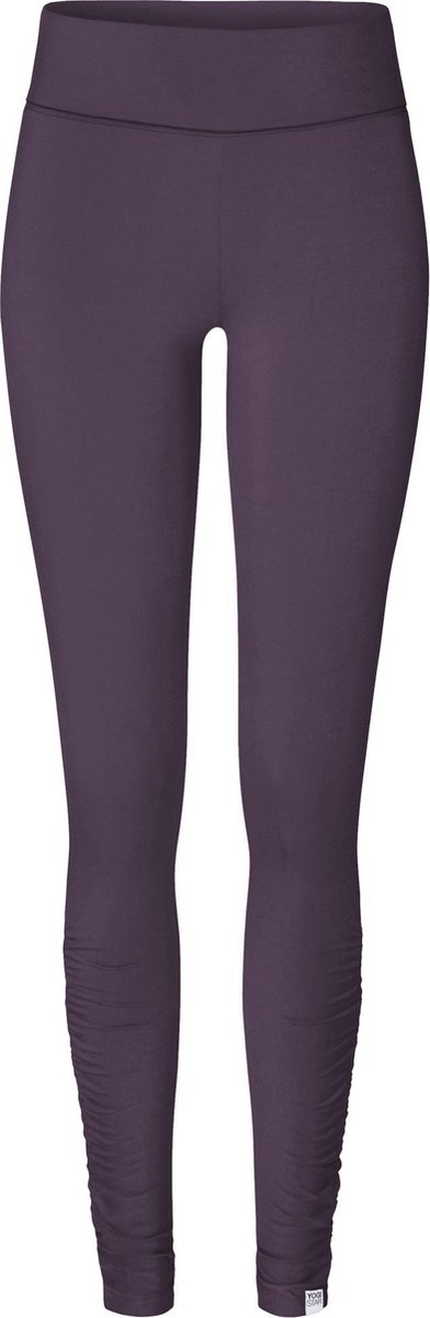 Yoga-Leggings rolldown "ala" - elderberry XL Loungewear broek YOGISTAR