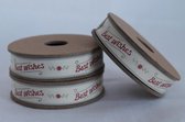 Ribbon lint band 3 meter Best Wishes