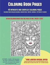Coloring Book Pages (40 Complex and Intricate Coloring Pages): An intricate and complex coloring book that requires fine-tipped pens and pencils only