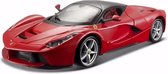 Modelauto Ferrari Laferrari rood 1:24 - auto schaalmodel / miniatuur auto's