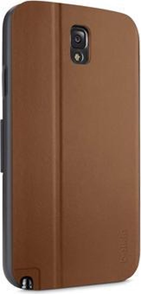 CASE:Galaxy Note III Wallet Book Folio Genuine Leather Brown