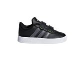 adidas VL Court 2.0 CMF Infant Sneakers - Maat 23 - Unisex - zwart/ donker grijs