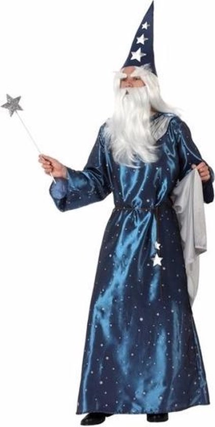 Tovenaars kostuum blauw 50 (m) | bol.com
