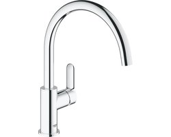 GROHE Bau Edge Keukenmengkraan - Hoge uitloop - Chroom