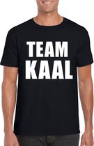 Zwart team kaal shirt voor heren M