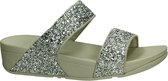 Fit Flop - Glitterball Slide  - Elegante slipper - Dames - Maat 40 - Zilver - C63-011 -Silver Glitter Microfibre