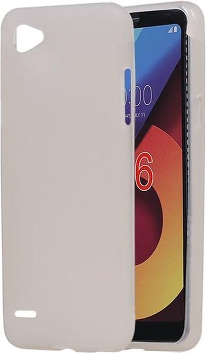 BestCases.nl LG Q6 TPU back case hoesje Wit