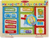 Melissa & Doug Mijn eerste magnetische dagkalender, Ontwikkelingsspeelgoed, Cognitieve vaardigheden, 2+, Cadeau voor jongens en meisjes
