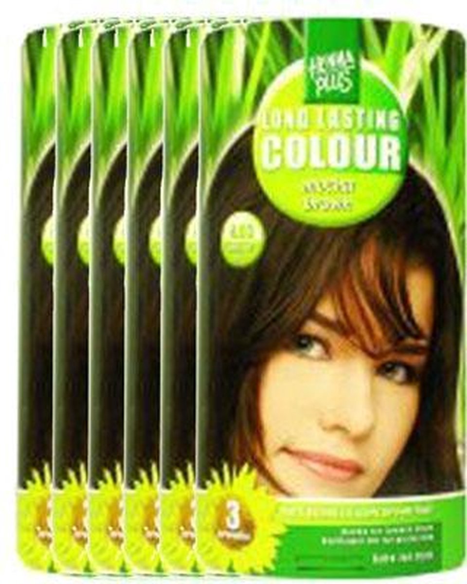 Hennaplus Long Lasting Colour 4.03 Mocha Brown Voordeelverpakking
