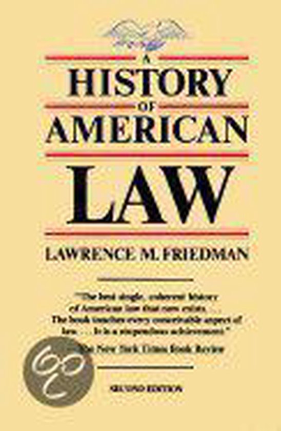 A History of American Law - cover