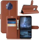 Nokia 9 PureView Hoesje - Book Case - Bruin