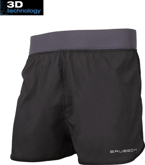 Brubeck hardloopshort met Seamless binnenbroek-Heren-XL \