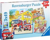 Ravensburger 094011 puzzel Legpuzzel 49 stuk(s) Voertuigen