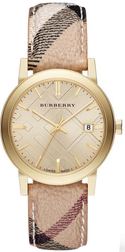 Burberry city BU9026 Unisex Quartz horloge | bol.com