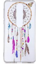 Shop4 - Nokia 6.1 (2018) Hoesje - Zachte Back Case Dromenvanger Gekleurd