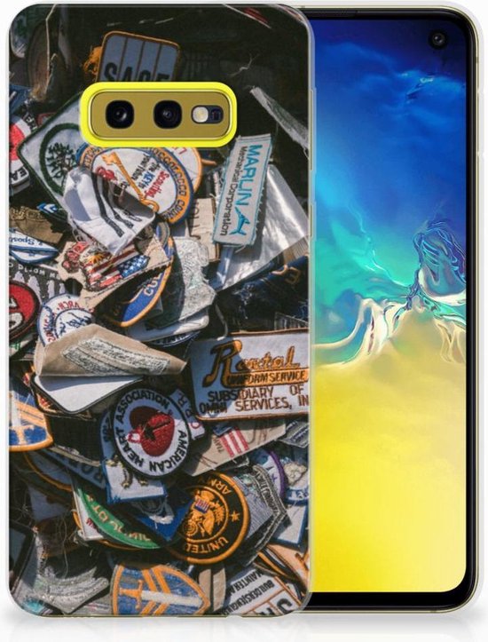 Coque Téléphone pour Samsung Galaxy S10e Tenphone Etui Coque Badges