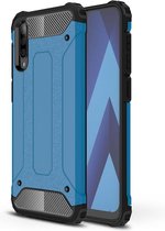 Samsung Galaxy A50 / A30s Hoesje - Armor Hybrid - Lichtblauw