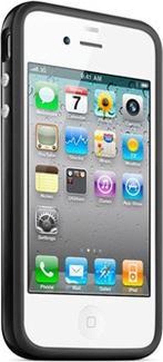 iPhone 4/4S bumper case - zwart