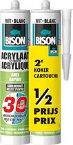 Bison Acrylaatkit - Overschilderbaar - 30 Minuten - 2  x 310  ml