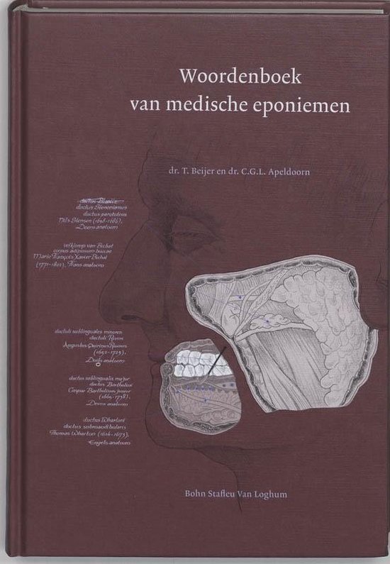 Cover van het boek 'Woordenboek van medische eponiemen / druk 2' van C.G.L. Apeldoorn en Tim Beijer