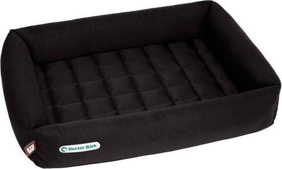 Doctor Bark hondenbed zwart, maat XL