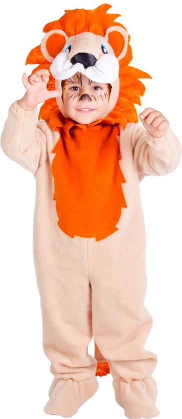 Leeuw kostuum voor kinderen - Onesie - Verkleedkleding - Maat 98/110 |  bol.com