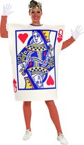Queen of Hearts - Kostuum Volwassenen - Maat One Size