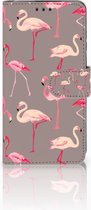 Huawei P30 Uniek Boekhoesje Flamingo