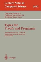 Types for Proofs and Programs