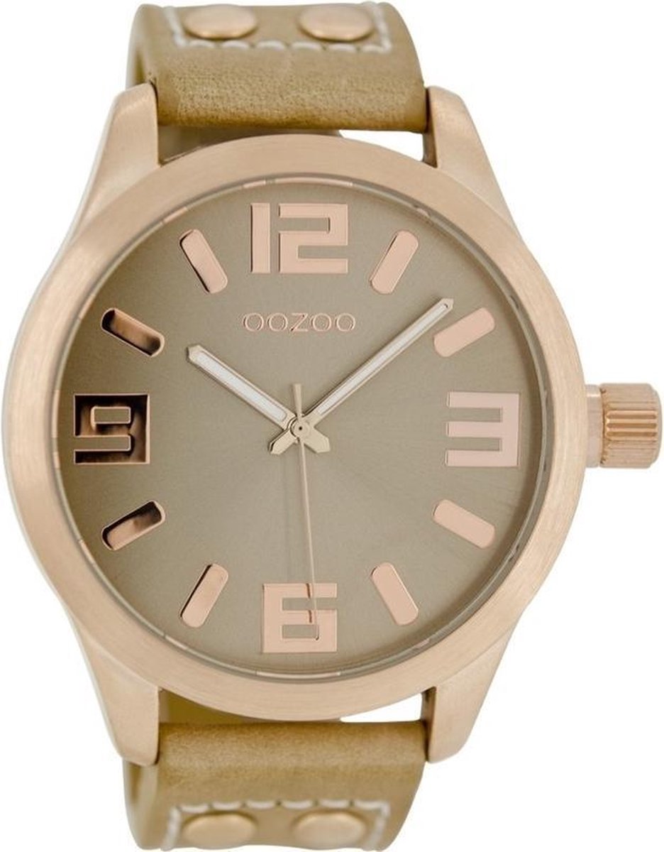 OOZOO Timepieces Polshorloge - C1151 - Zand - 46 mm
