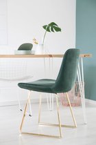 Mowkan eetkamerstoel Skah velvet forest