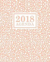 Agenda: 2018 Agenda Semainier: 19x23cm